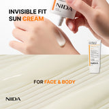 NIDA Invisible Fit Sun Duo (Serum & Cream) (Global)