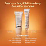 NIDA Invisible Fit Sun Duo (Serum & Cream) (Global)