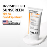 NIDA Invisible Fit Sunscreen for Face & Body